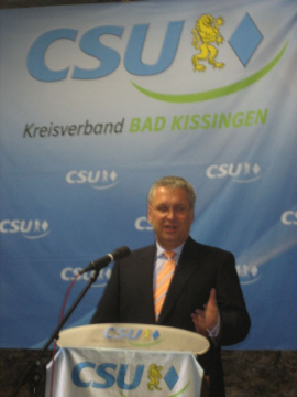 Staatsminister Joachim Herrmann in Hammelburg